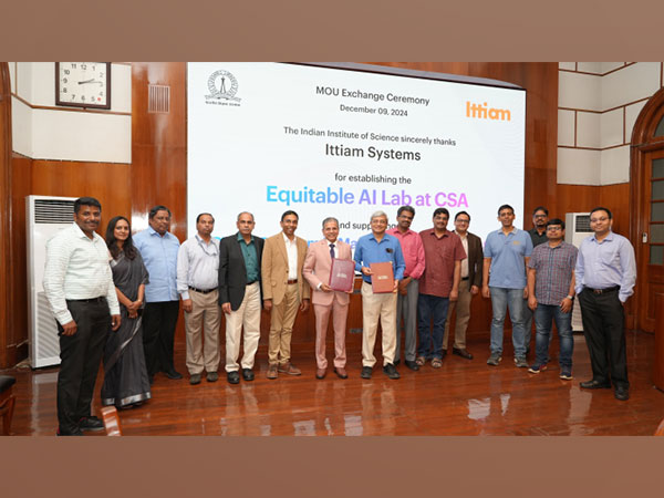 IISc - Ittiam MOU Exchange Ceremony Held on December 09, 2024, in the Presence of the Director of IISc