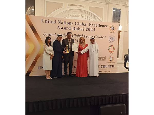 United Nations Global Peace Council in Dubai Presents Excellence Award to Dr. Arpit Chopra Jain