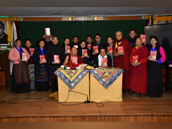 Dr. Dinesh Shahra Launches Dalai Lama's Secret to Happiness at the Esteemed Library of Tibetan Works & Archives