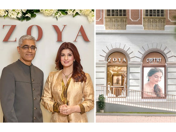 Ajoy Chawla an Twinkle Khanna launch Zoya's Flagship Boutique in Kolkata