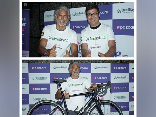 Pazcare CEO Sanchit Malik joins Milind Soman for Green Ride 4.0, promoting workplace wellness and sustainability across India