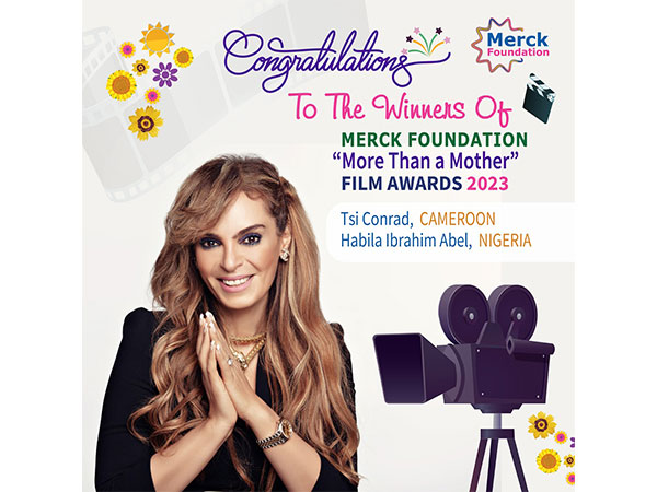 Senator, Dr. Rasha Kelej, CEO of Merck Foundation congratulates the Film Award Winners of "More Than a Mother" 2023