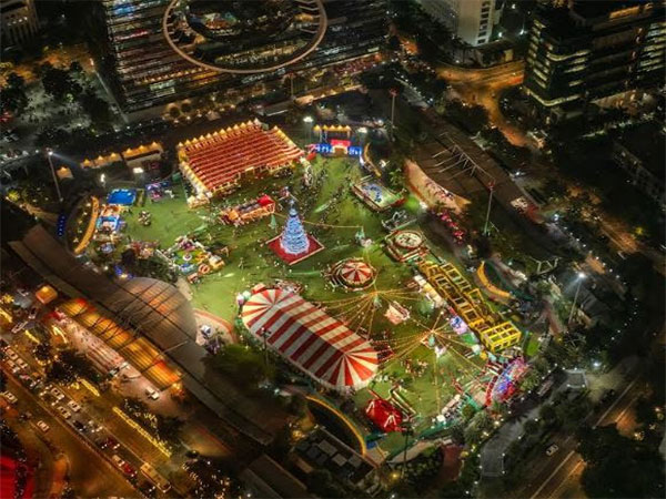 A stunning aerial view of Jio Presents Hamleys Wonderland in association with Ajmera Realty