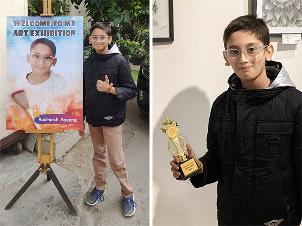 Art Life Gallery Hosts Inaugural Exhibition by 11-Year-Old Prodigy Rudransh Saxena