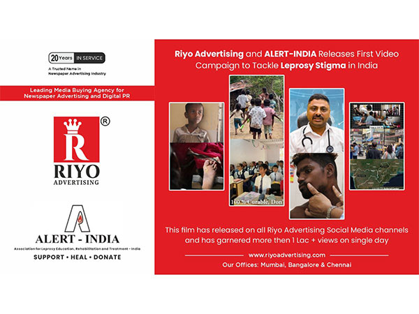 Riyo Advertising and ALERT-INDIA Releases First Video Campaign to Tackle Leprosy Stigma in India