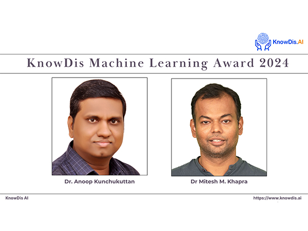 KnowDis AI Founder Saurabh Singal Announces  Recipients of the KnowDis Machine Learning Awards