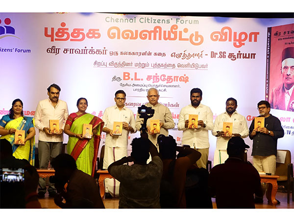 Dr. S.G. Suryah Unveils Book on Veer Savarkar's Legacy at Grand Ceremony in Chennai