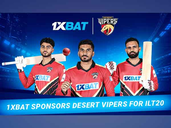 1xBat sponsors Desert Vipers for ILT20: we are delighted to contribute to the development of cricket outside India