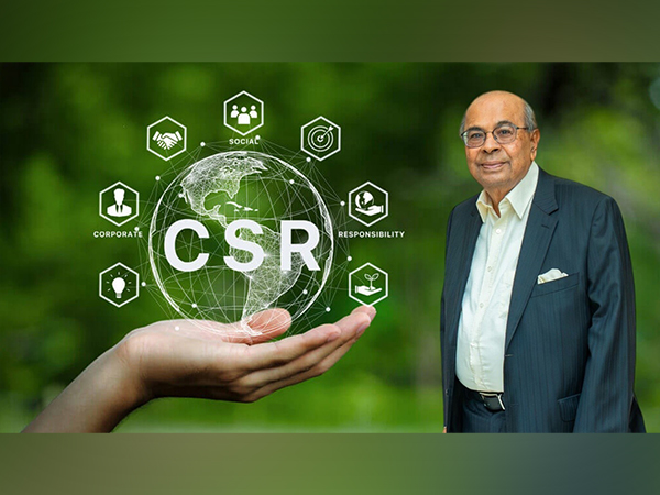 Prakash Hinduja (78) highlights Hinduja Group's commitment towards CSR being forerunners in corporate philanthropy