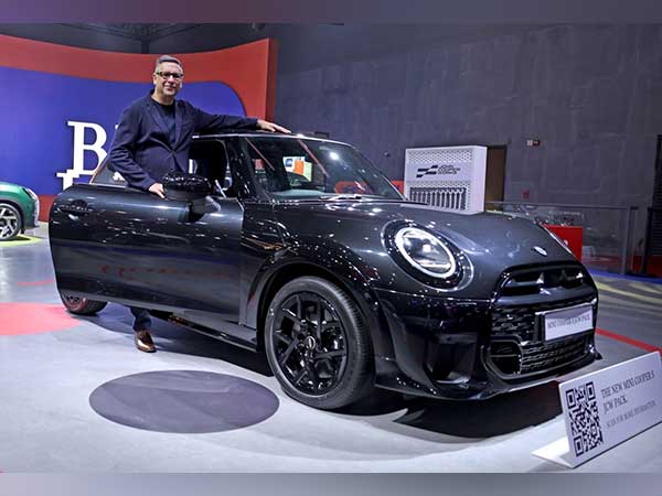 Vikram Pawah, President and CEO, BMW Group India with the new MINI Cooper S John Cooper Works Pack