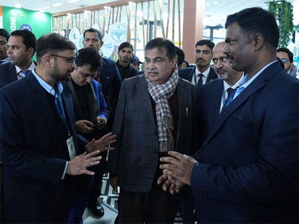 Nitin Gadkari at ICA India Stall in Bharat Mobility Expo 2025