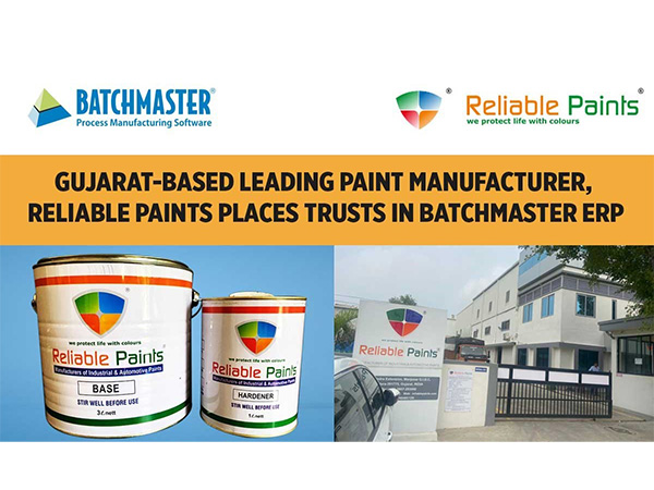 Reliable Paints Chooses BatchMaster ERP for Enhanced Business Efficiency