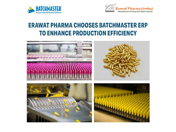 Central India's Leading Pharma Manufacturer, Erawat Pharma, Chooses BatchMaster ERP to Enhance Production Efficiency