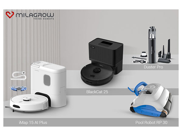 MILAGROW: Announces Launch Robotic Floor Cleaners iMap 15 Plus and BlackCat 25 Pro 