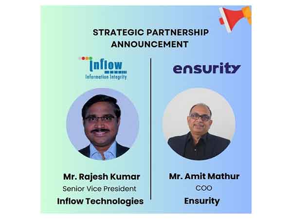 Inflow Technologies Announces Strategic Partnership with Ensurity to Enhance Cyber Security Solutions in India