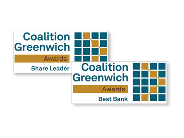 Coalition Greenwich Awards: Share Leader and Best Bank