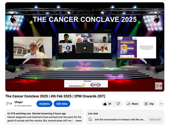 UHAPO Strengthens Cancer Advocacy at 3rd Annual Cancer Conclave 2025, Uniting Experts and Survivors