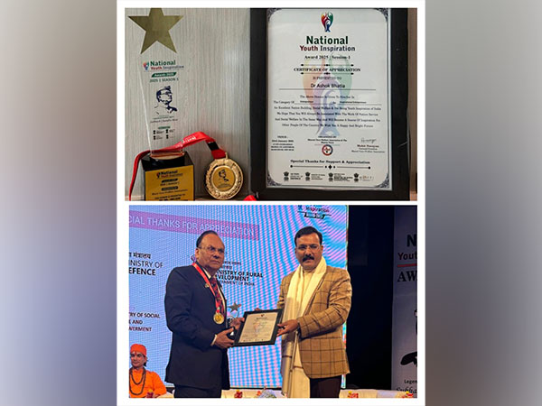 Dr. Ashok Bhatia Honored with National Youth Inspirational Award 2025