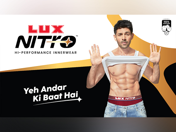 Bollywood sensation Kartik Aaryan is the new face of Lux Nitro, the premium men's innerwear brand.