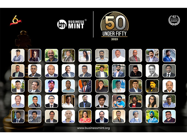 Business Mint Celebrates the Winners of 50 Under 50 - 2025, Recognizing Excellence and Leadership Across Industries 