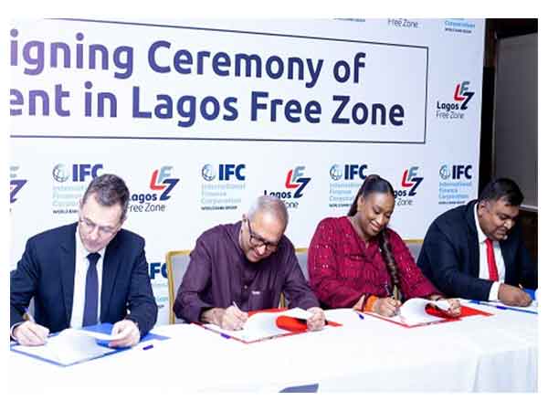 Signing ceremony between International Finance Corporation (IFC) and Lagos Free Zone (LFZ)