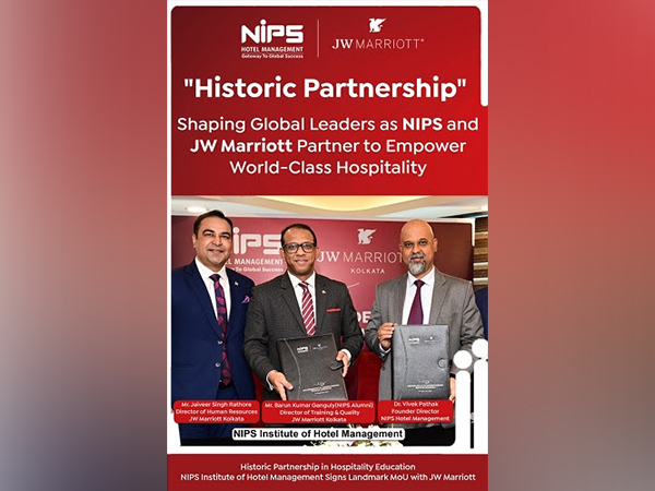 Historic Partnership in Hospitality Education NIPS Institute of Hotel Management signs Landmark MOU with JW Marriott