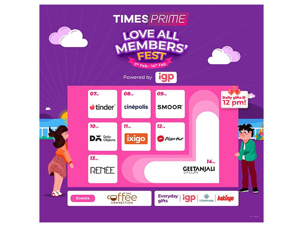 Times Prime Launches Valentine-Themed Members Fest with Premium Brand Partnerships