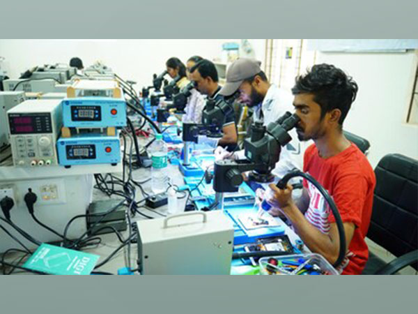 The Art of Living's Skill Training Programs help young minds master mobile repair