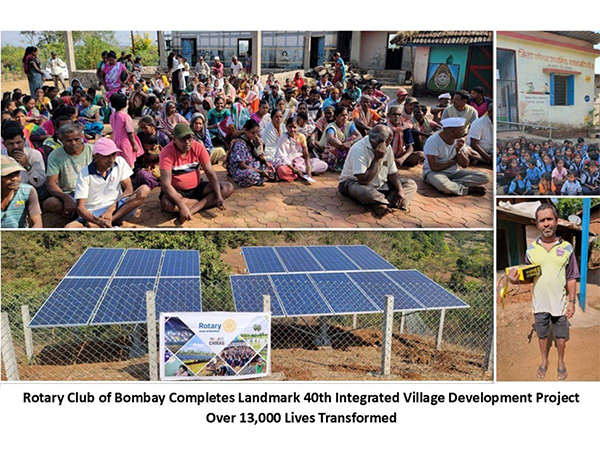 Rotary Club of Bombay Achieves Milestone with 40th Integrated Village Development Project, Impacting Over 13,000 Lives