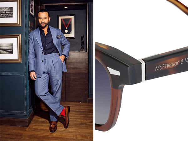 "True Style is Timeless", says Saif Ali Khan as he partners with premium sunglass brand McPherson & Valentine, from the house of MacV