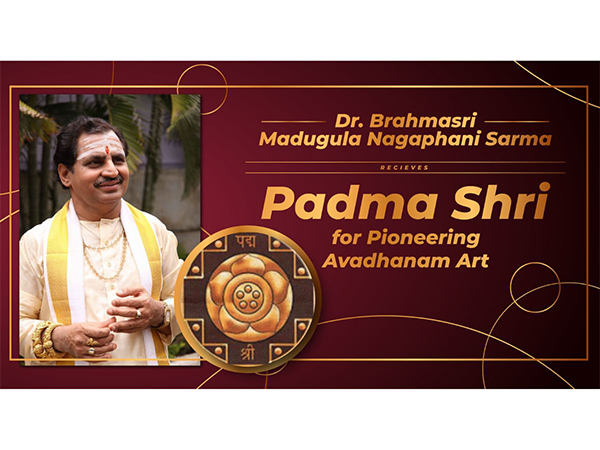 Brahmasri Madugula Nagaphani Sarma Honored with Padma Shri for reviving the art of Avadhanam