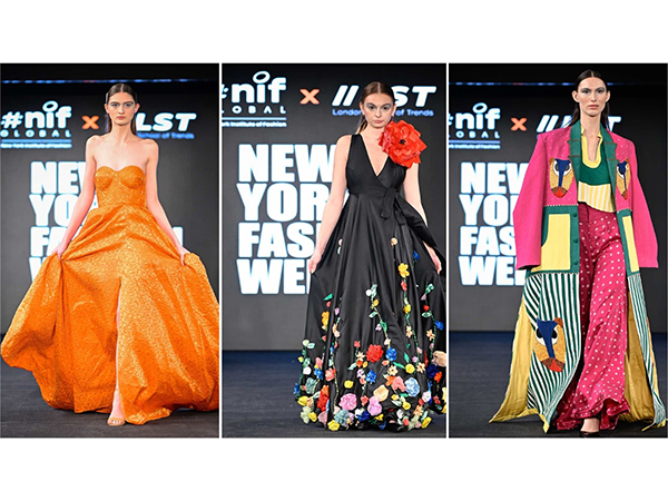 Designers from NIF Global showcase their innovative fusion collections at New York Fashion Week, blending sustainability with cultural heritage