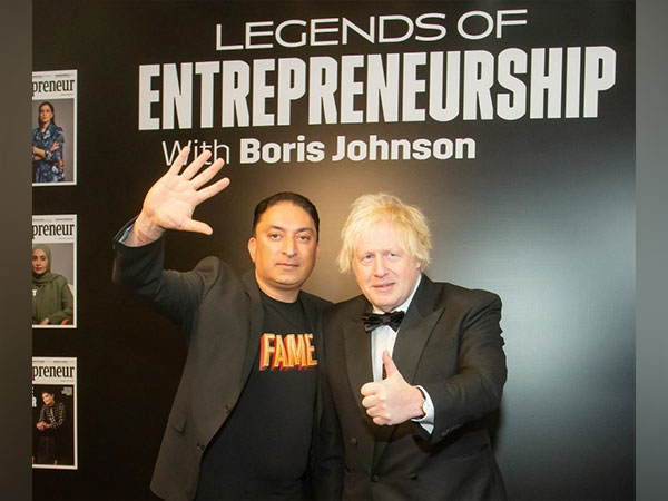 Fame King Sheeraz Hasan Crowned "Legend of Entrepreneurship" by Entrepreneur Middle East, With Boris Johnson's Enthusiastic Endorsement