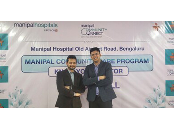 Dr. Balamurugan T and Dr. Abhishek Soni in Manipal Community Care Program - 'Know Your Doctor' in Bankura