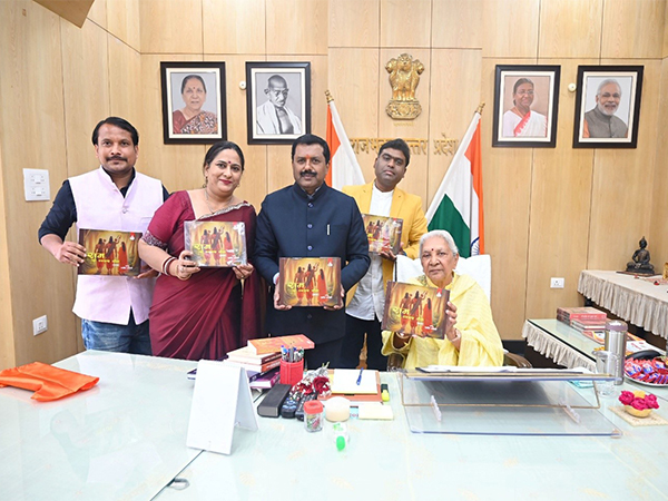 Uttar Pradesh Governor Anandiben Patel released Rajeev Aacharya's musical poems "Ram Ki Vanvas Leela" and book "Devyani Ek Puranik Katha"