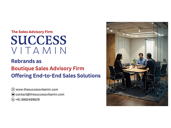 Success Vitamin Rebrands as a Boutique Sales Advisory Firm Offering End-to-End Sales Solutions