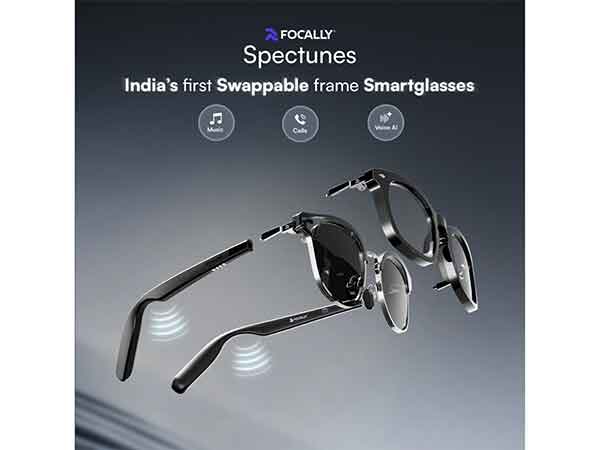 Focally Introduces Spectunes: The World's Most Customizable Smart Glasses with Swappable Frames & 16.7M Color Lenses