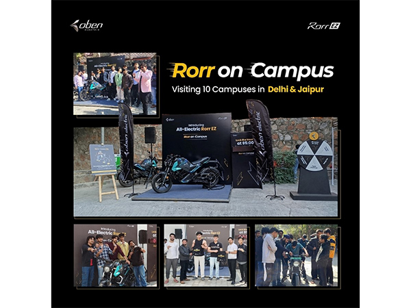 Spanning across 10 Premium Colleges in Delhi & Jaipur, 'Rorr On Campus' brings Rorr EZ to over 1 Lakh young & creative minds