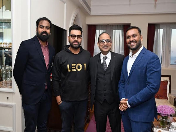 Rohit Sharma and Rohit Gajbhiye with Debi Prasad Baral and Naveesh Reddy