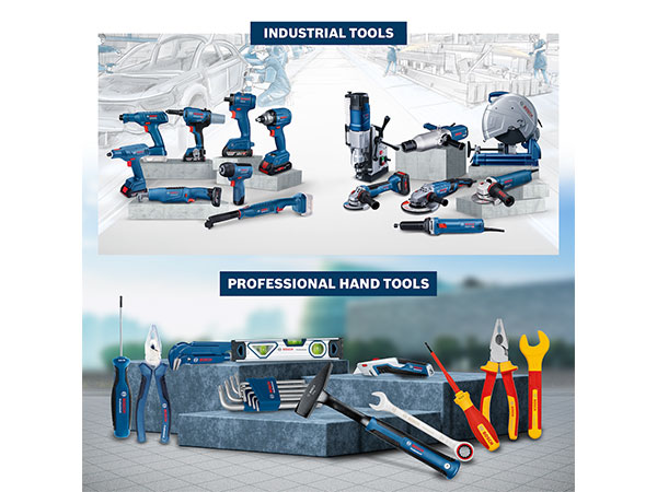 Bosch Power Tools launches new hand tools and expands portfolio with advanced industrial tools