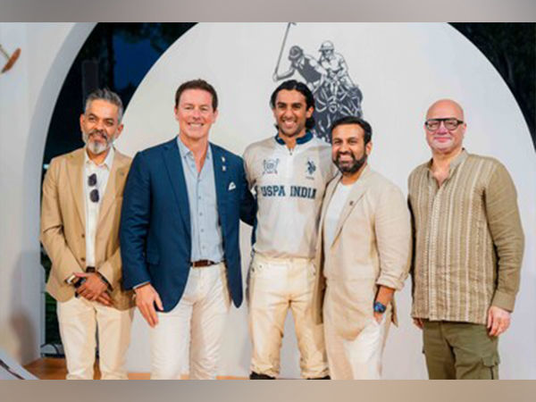 (L-R) Amitabh Suri, J Michael Prince, HH Maharaja Sawai Padmanabh Singh of Jaipur, Kulin Lalbhai, Shailesh Chaturvedi at the US Polo Assn Celebration Cup Exhibition