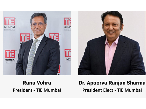 Ranu Vohra,  President -TiE Mumbai and Dr. Apoorva Ranjan Sharma, President Elect- TiE Mumbai