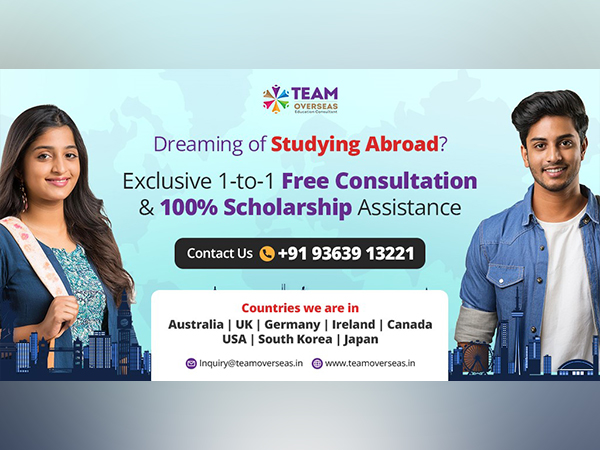 Team Overseas, Leading Overseas Education Consultancy Expands Across Tamil Nadu with Free 1-to-1 Consultation and 100% Scholarship Opportunities