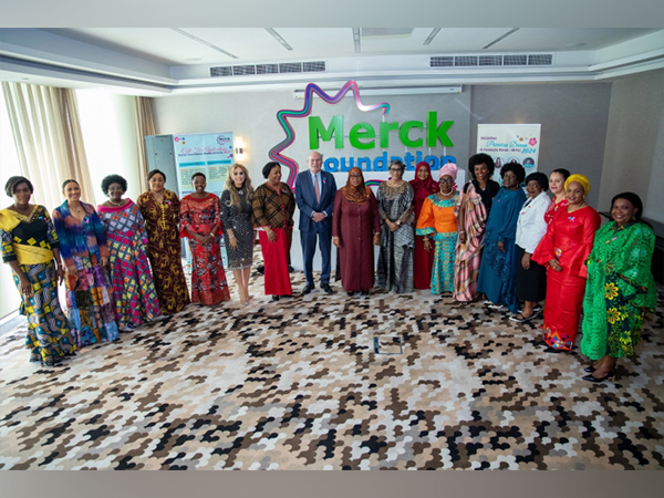 Merck Foundation Chairman and CEO with President of Tanzania and First Ladies of Africa and Asia.