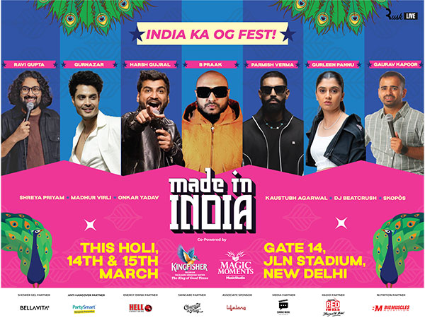 Made In India Fest 2025: The Ultimate Holi & Comedy Festival Comes to Delhi