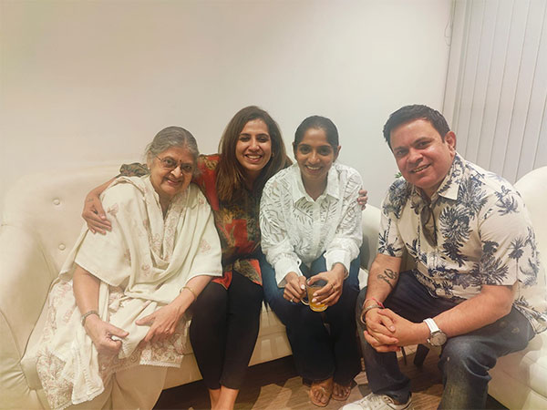 Celebs Throng Special Premiere Show of Santosh Acharjya,  Lakshmi R Iyer's 2050 Care with Love starring  Sulbha Arya, Jamie Lever, Avinash Dwivedi, Vaidika Senjaliya