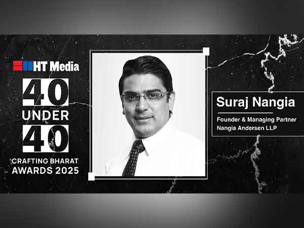 Suraj Nangia Honored with Hindustan Times 40 Under 40 Award for Pioneering Leadership and Innovation