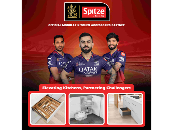 Spitze by Everyday collaboration with Top IPL Team Royal Challengers Bengaluru as the Modular Kitchen Accessories partner for 2025