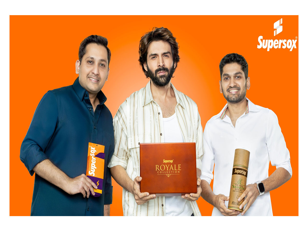 Supersox Welcomes Bollywood Superstar Kartik Aaryan as their Brand Ambassador