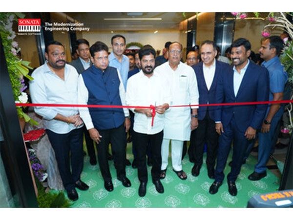 Chief Minister of Telangana Anumula Revanth Reddy inaugurates Sonata Software's Hyderabad facility